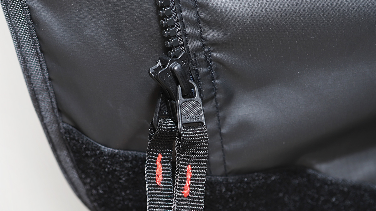 Skycamp 3.0 detaljbilde nye glidelås fra YKK